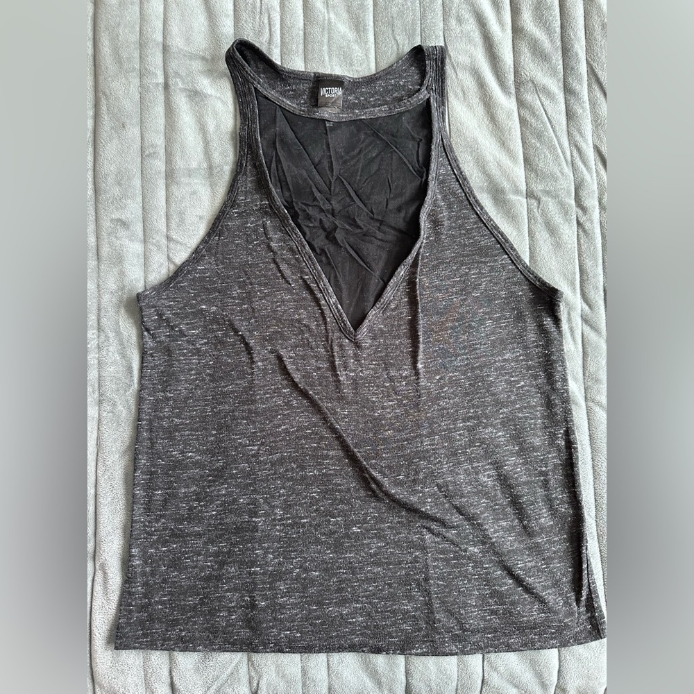 Victoria Sport mesh cutout tank